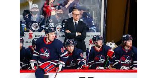 Dave Lowry som Winnipeg Jets' første sejr